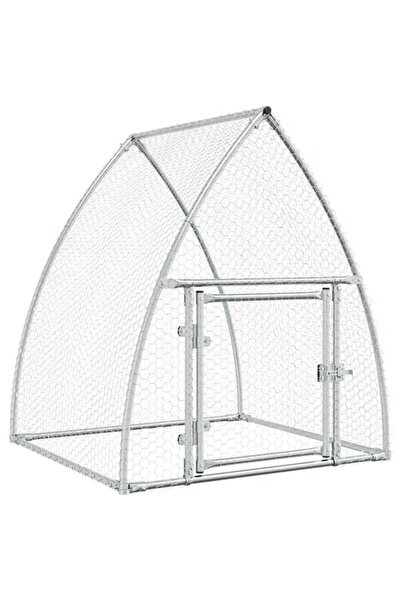 vidaxl Cușcă pentru păsări, Gri, 100 x 105 x 120 cm, Oțel galvanizat