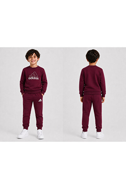 MAVİ BONCUKK Printed Children's Tracksuit Set