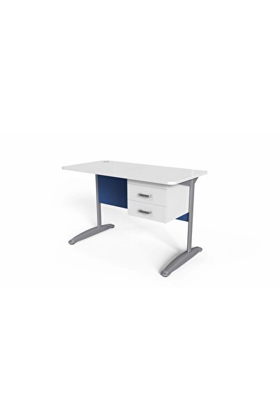 Other Birou profesor 120 x 60 x 76 cm, Cadru metalic, 2 sertare blocabile, Fi...
