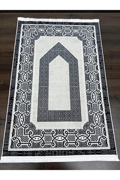 AYHANHOME Velvet Woven Fringed Dowry Gift Prayer Rug
