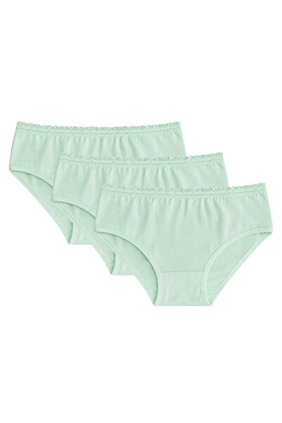 YILDIZ Lycra Girls' Panties Mint 3-Pack