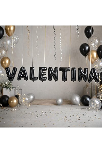 Flippy Baloane Folie Metalizate, Flippy, Set VALENTINA, Heliu sau Aer, Pai in...