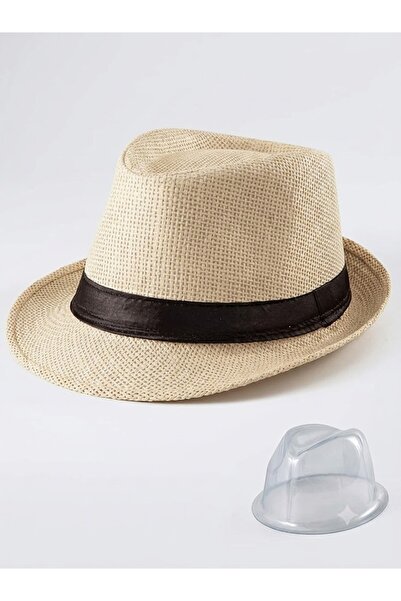 ZARORA LADYBRO Straw Fedora Hats for Men - Women Hat Summer Beach Hat Men Str...