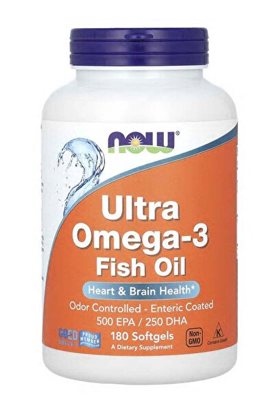 Now Foods Ultra Omega-3 500 EPA / 250 DHA 180 Softgels