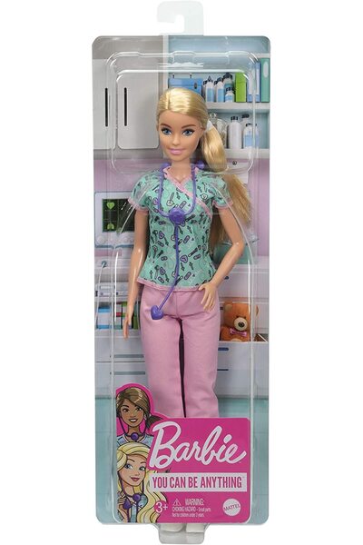 mattel Păpușa Barbie, asistentă medicală