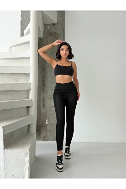 OPENDO Colanți sport pentru femei Pure Fit, cu talie înaltă, elastici și mode...