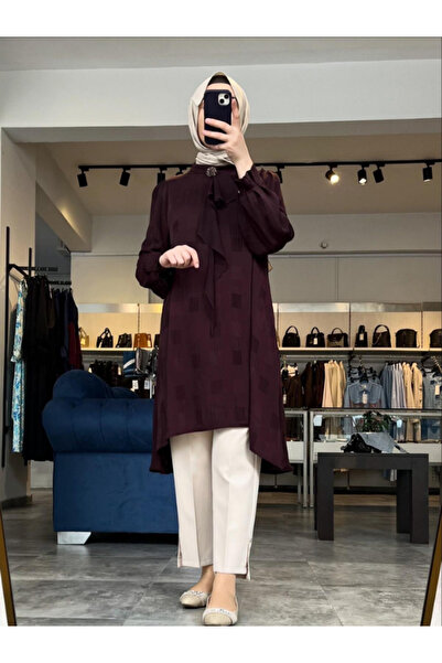 Famelin Kadın Yaka Detaylı Tunik 50326