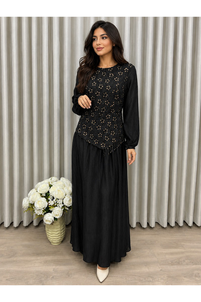 Verona Luxurious Maxi Dress with Sequin Touches