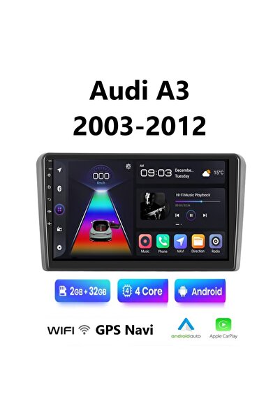 OEMN AUDI A3 (2003-2012) Android Multimedia CarPlay,AndroidAuto GPS WI-FI Blu...