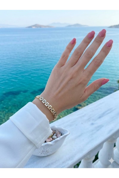 GİS JEWELRY Gold Jeweler Model Special Design Zircon Stone Bracelet