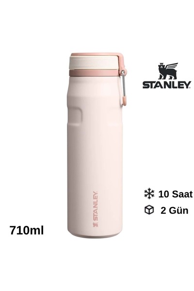 Stanley ترموس آيس فلو تويست فليب سعة 0.71 لتر، كوب ترموس، قارورة للتخييم، بودرا