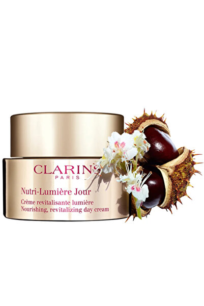 Clarins Nutri-Lumière Nourishing Brightening Anti-Aging Day Cream for Mature ...