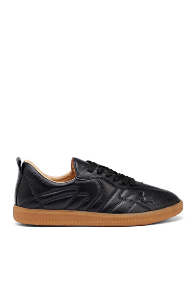 Tergan Siyah Hakiki Deri Kadın Sneaker - K26I1AY68401-A23