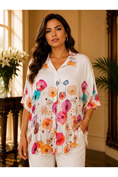 Studio Oversized shirt made of 100% viscose