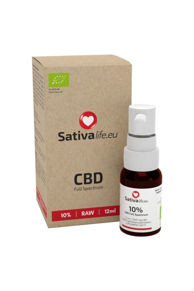 unbranded Sativa Life Ulei CBD 10% Raw 12ml