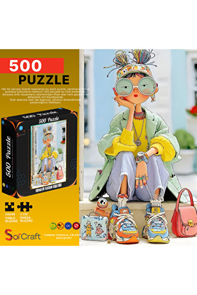 Soi Craft 500 Parça Puzzle Kromatik Kaosun Küratörü #6509