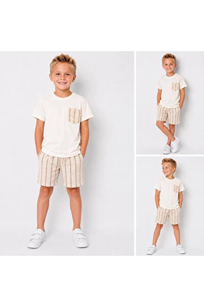 ciklet kids Летен комплект горнище и долнище за момче