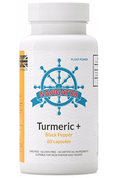 NAVIGATOR Turmeric + Piper Negru 60 Capsule