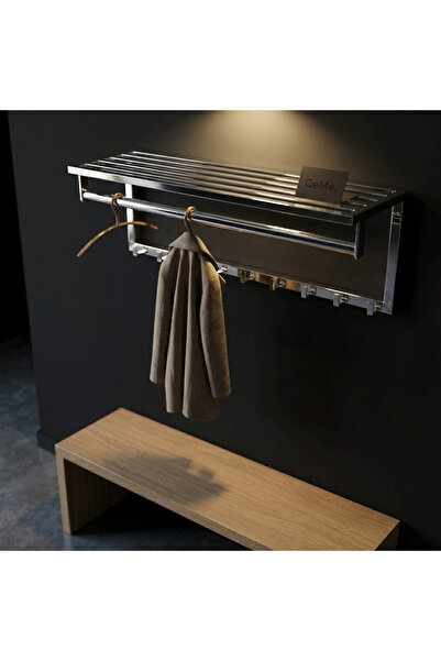 Gelişim Metal ATELİER - Dekoratif Demir Raflı Duvar Askısı - Metal Askılık - ...