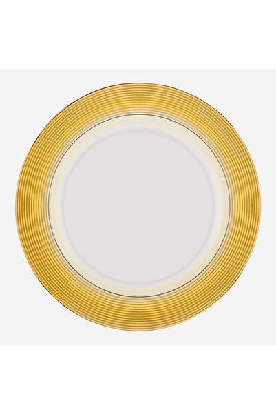 Lisa Minotti Linea Yellow Glass Plate 32 cm