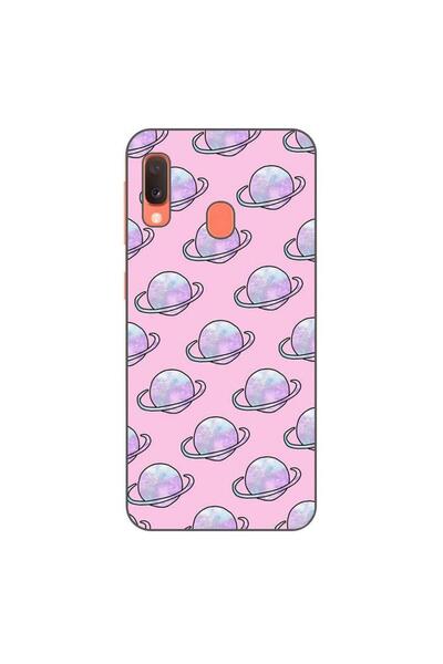 OEM Case compatible with Samsung Galaxy A20e Silicon Gel Tpu Model Saturn Dreams