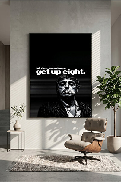 postercraft Σκάρφεϊς: Επτά φορές σε πεσμένη θέση - Ξύλινη Αφίσα Τέχνης (Χωρίς...