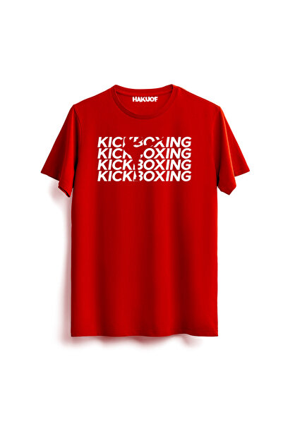 hakuof Kickboxing Unisex T-Shirt Kickboxing Cotton
