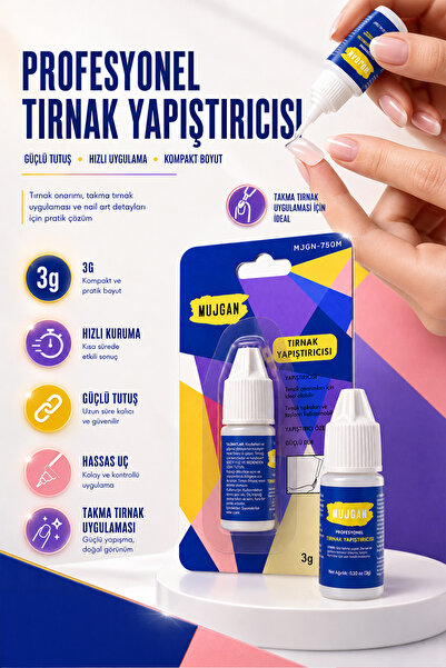 MUJGAN Takma Tırnak Yapıştırıcısı