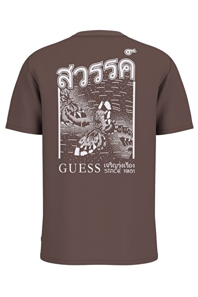 Guess Tricou bărbătesc maro