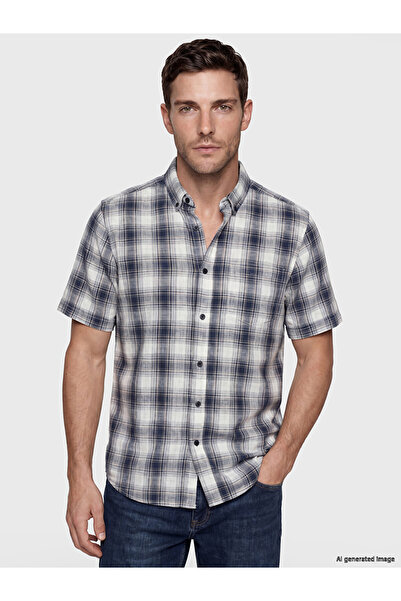 LC Waikiki Quality Pieces from Çelebi Store Standard Fit Checked Embroidered ...