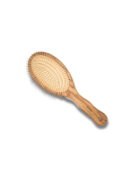 pasteel Professional Wooden Pastel Hair Brush. Flexible Bristles for Gentle M...