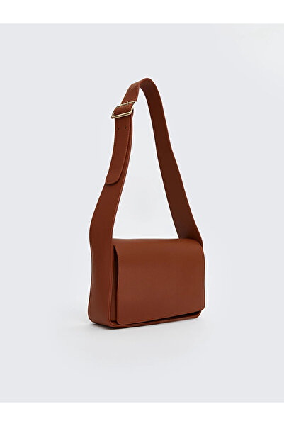 LC Waikiki Brown Leather Look Women's Shoulder Bag