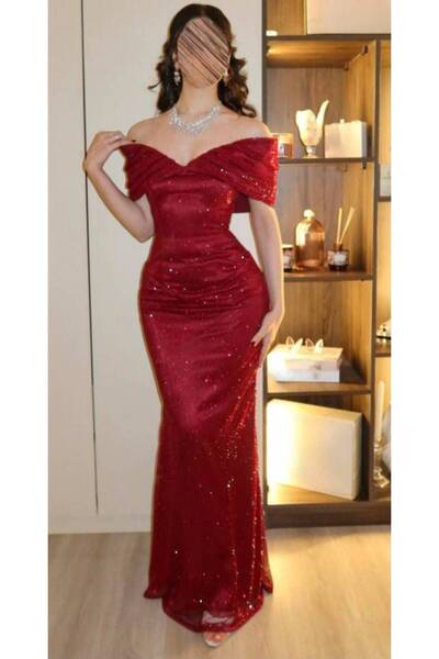 Nobrand Luxurious Crystal Mesh Dress