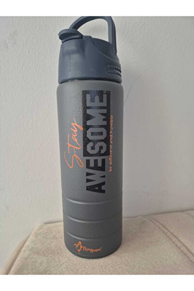 Lider MAGNESİA 750 ML 304 PASLANMAZ ÇELİK SU MATARASI SIZDIRMAZ KAPAKLI PİPETLİ BPA FREE DAYANIKLI SU MATARASI