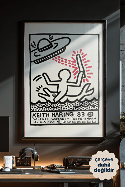 Persona Istanbul Keith Haring "Galerie Watari Tokyo, 1983" - Pop Art Sergi Po...