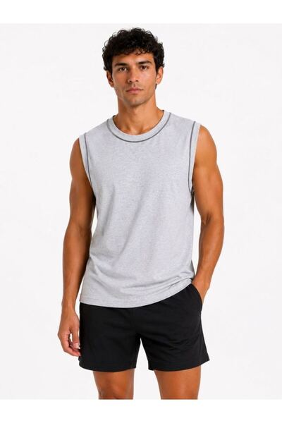 VELİZADE Men's Zero Sleeve Lycra Comfort Model Sleeveless 4 Season Sports and...
