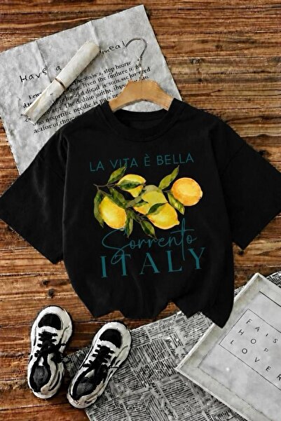 Oksit Γυναικείο T-shirt Bella Limon με στάμπα μπροστά, από βαμβάκι, σε μεγάλο...