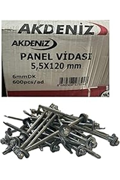 Generic Brand Akdiz Trapezoidal Panel Screw 5.5X120 6mm 600 Pack