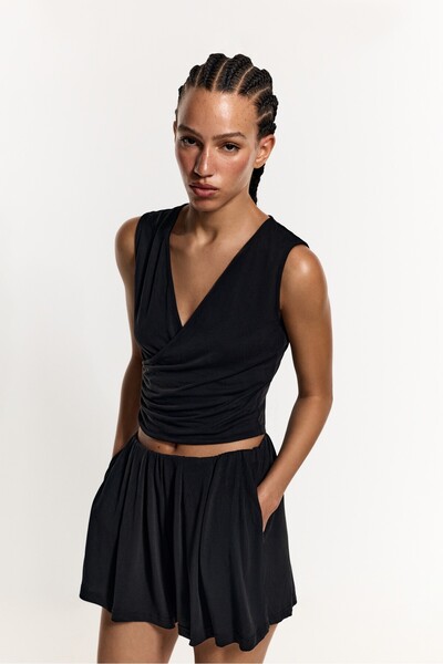 LEFTIES Kruvaze spor top