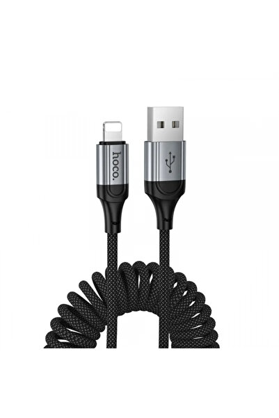hoco. Cablu Date si Incarcare USB-A - Lightning HOCO X121, 27W, 1.5m, Negru