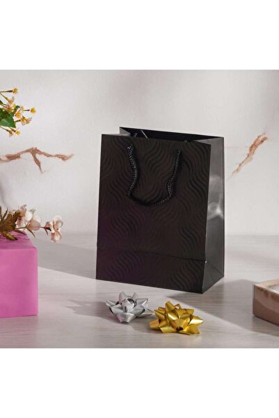 PAN HOME Premium Wave Paper Gift Bag 18X23X10- Assorted