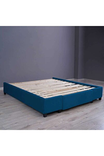 PAN HOME OLYMPIA BASE VELVET BLUE 200X200 CM