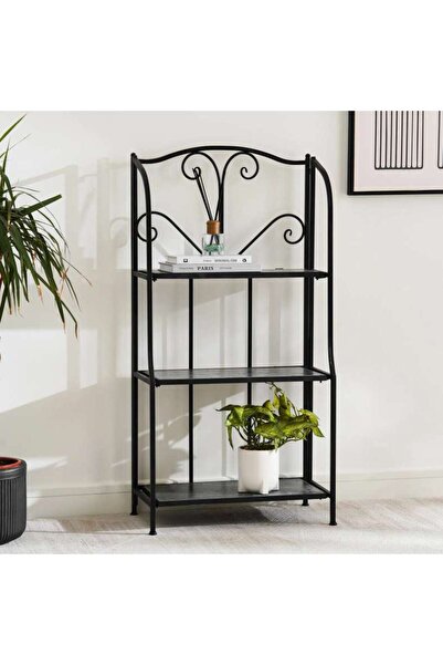 PAN HOME Perth 3 Tier Planter Stand 56x26x110cm - Grey