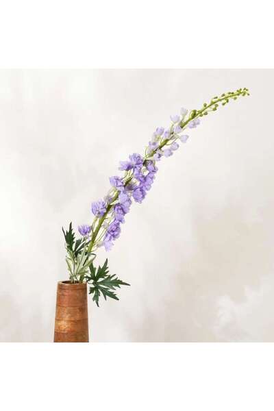 PAN HOME Larkspur Artificial Stem 15.24x15.24x138.43cm- Purple