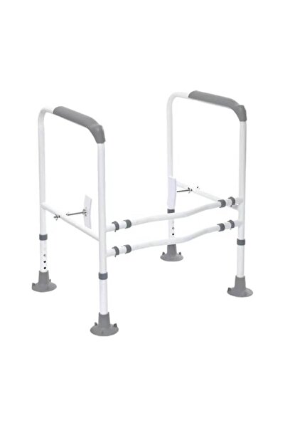 VmaxVision Toilet Safety Handrail, Adjustable Width and Height Suitable for M...