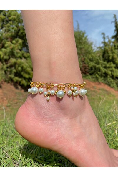 Beykan handmade The Elegance of Pearl Anklet
