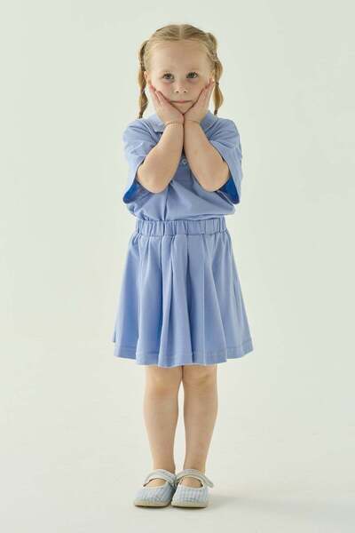 Tics Candy Skirt Set - Blue