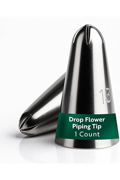The Bros erorex-Pastry Tek Piping Tip, 1 Reusable Drop Flower Icing Tip - #22...