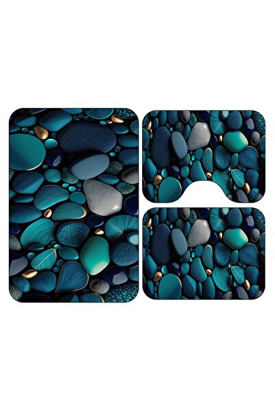 Royal Set covoare baie antiderapante 3 piese ( 1 buc 60x90 cm, 1 buc 60x45 cm...
