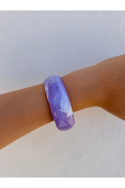 LUMİCOTAKI Purple Gray Pntrest Bohemia Summer Bone Bracelet Combination
